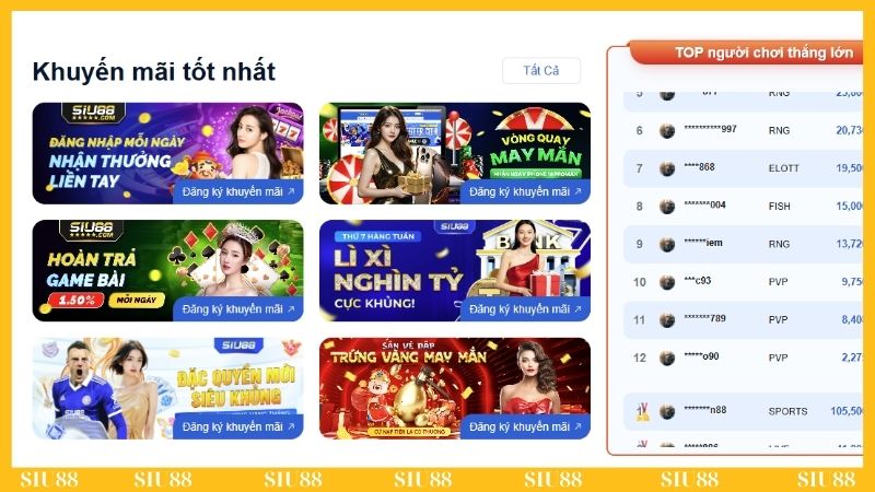 Ưu điểm khi sử dụng app Siu88